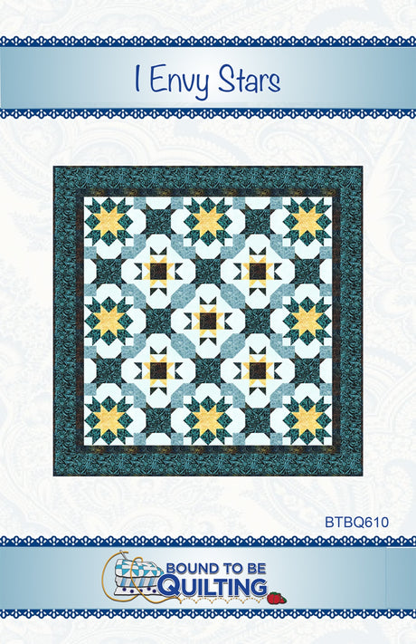 I Envy Stars Quilt Pattern by Bound To Be Quilting, LLC