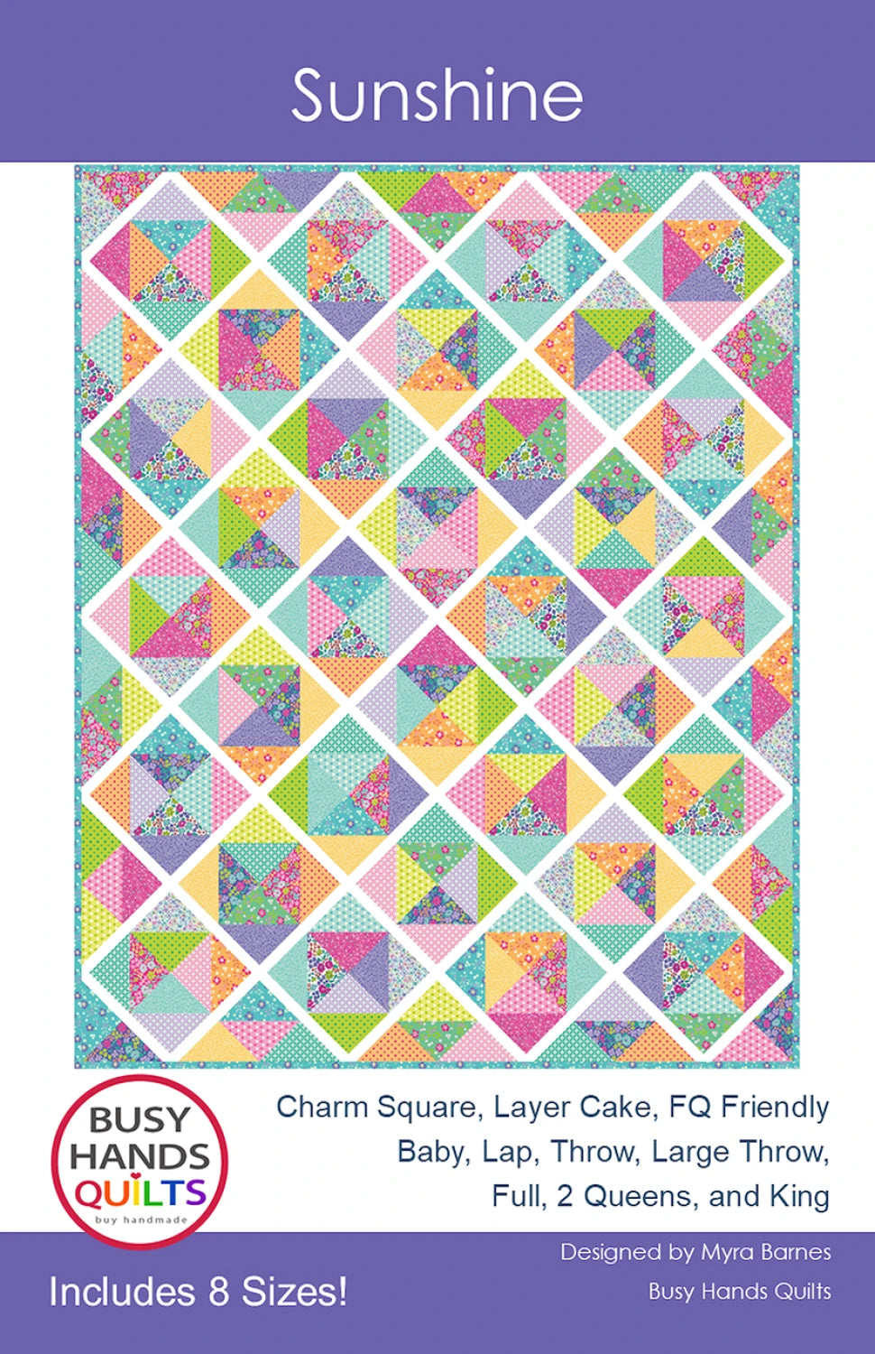Sunshine Quilt Pattern by Busy Hands