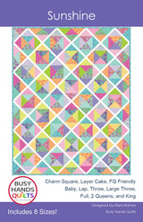 Sunshine Quilt Pattern by Busy Hands