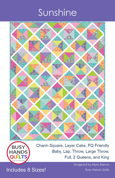 Sunshine Quilt Pattern by Busy Hands