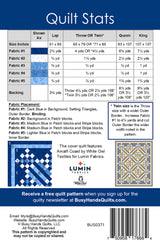 Back of the Sweet Caroline II Quilt Pattern by Busy Hands
