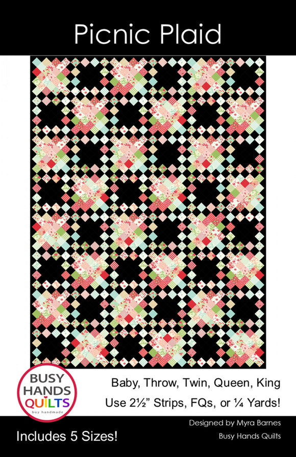 Picnic Plaid Quilt Pattern by Busy Hands