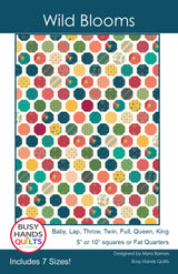 Wild Blooms Quilt Pattern by Busy Hands