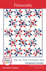 Fireworks Quilt Pattern by Busy Hands