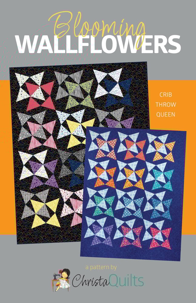 Blooming Wallflowers Downloadable Pattern by Christa Quilts