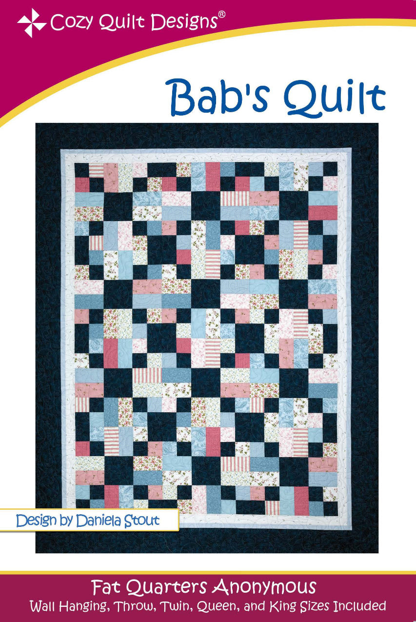 Bab's Quilt Downloadable Pattern by Cozy Quilt Designs