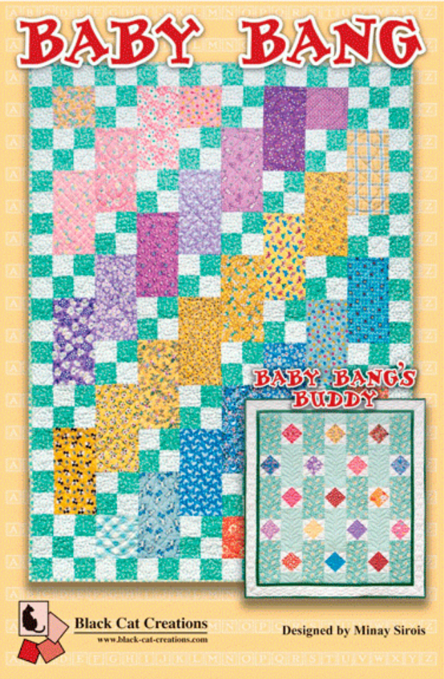 Baby Bang Quilt Pattern - Black Cat Creations