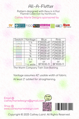 Back of the All-A-Flutter Downloadable Pattern by Cathey Marie Designs
