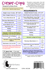 Back of the Corner-Copia Downloadable Pattern - Black Cat Creations - 45" x 57"