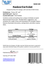 Back of the Fusion On Point Downloadable Pattern by Mary Ann’s Making