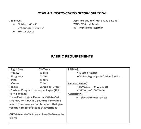 Back of the Hopping Into Spring! Downloadable Pattern by Jannelle Carlson 