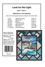 Back of the Look for the Light Downloadable Pattern by Pine Tree Country Quilts
