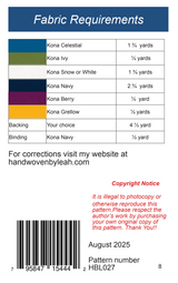 Back of the Pathways Downloadable Pattern by Handwoven By Leah