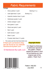 Back of the Pride Pattern by Handwoven By Leah