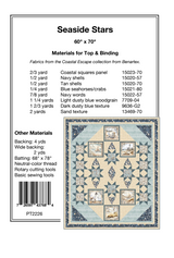 Back of the Seaside Stars Downloadable Pattern by Pine Tree Country Quilts