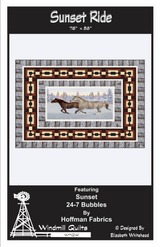 Back of the Sunset Ride Downloadable Pattern by Windmill Quilts