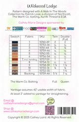 Back of the Wildwood Lodge Downloadable Pattern by Cathey Marie Designs