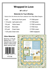 Back of the Wrapped in Love Downloadable Pattern by Pine Tree Country Quilts