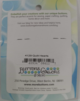 Back ofthe Hearts Assorted by Buttons Galore