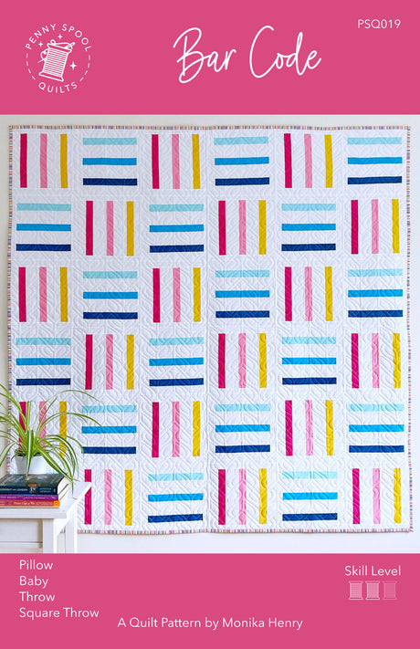 Bar Code Downloadable Pattern by Penny Spool Quilts Pattern