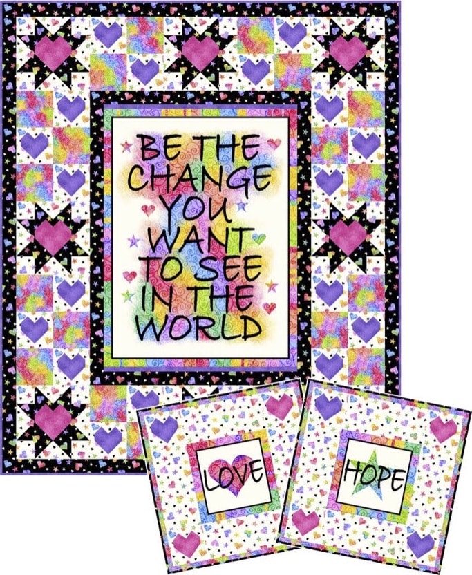 Be the Change Downloadable Pattern by Pine Tree Country Quilts