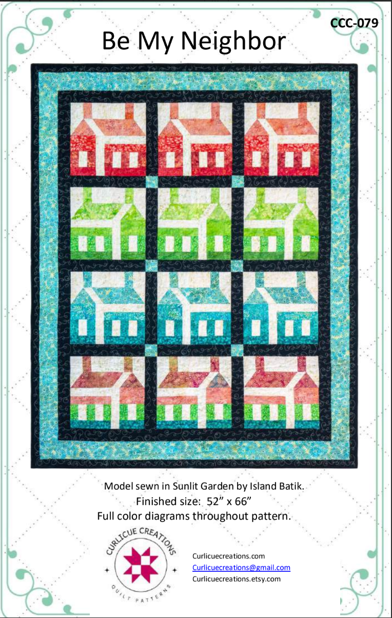 Be My Neighbor Downloadable Pattern by Curlicue Creations