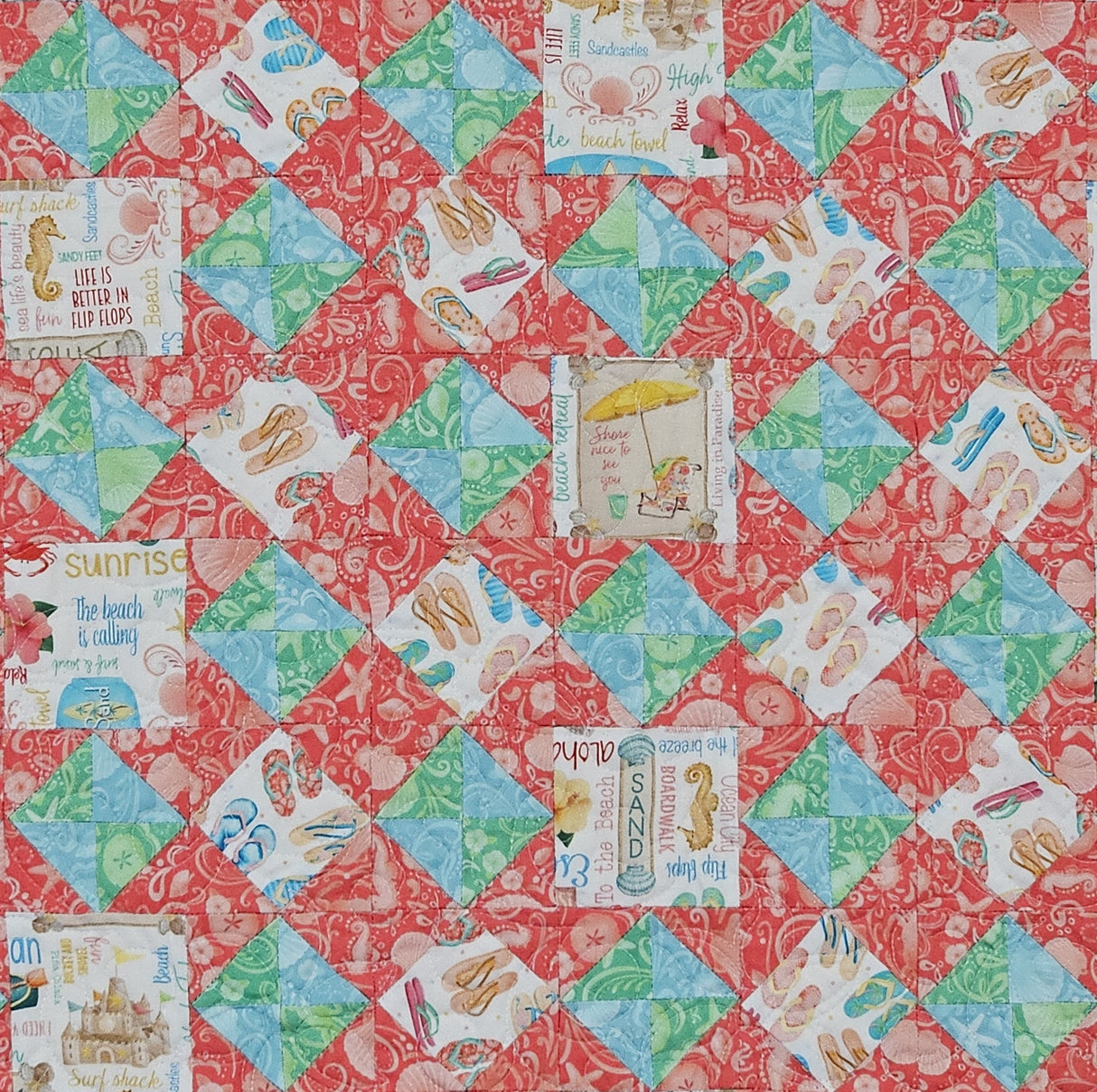 Beach Blanket Downloadable Pattern by A Quilted Diary