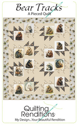 Bear Tracks Downloadable Pattern by Quilting Renditions