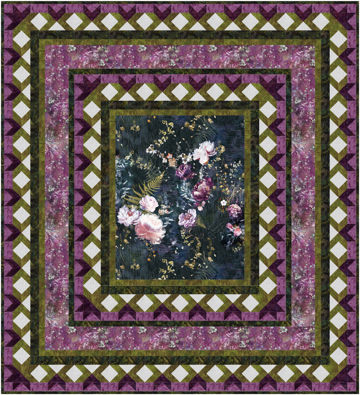 Beautiful Botanicals Downloadable Pattern by Needle In A Hayes Stack