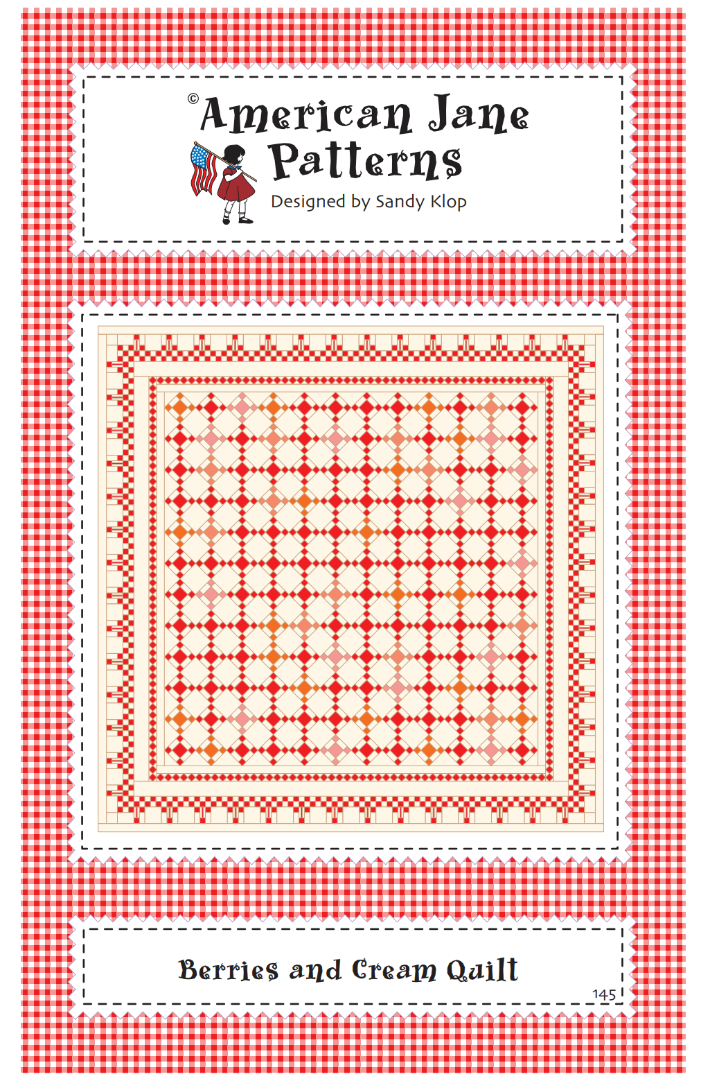 Berries and Cream Quilt Pattern by American Jane Patterns