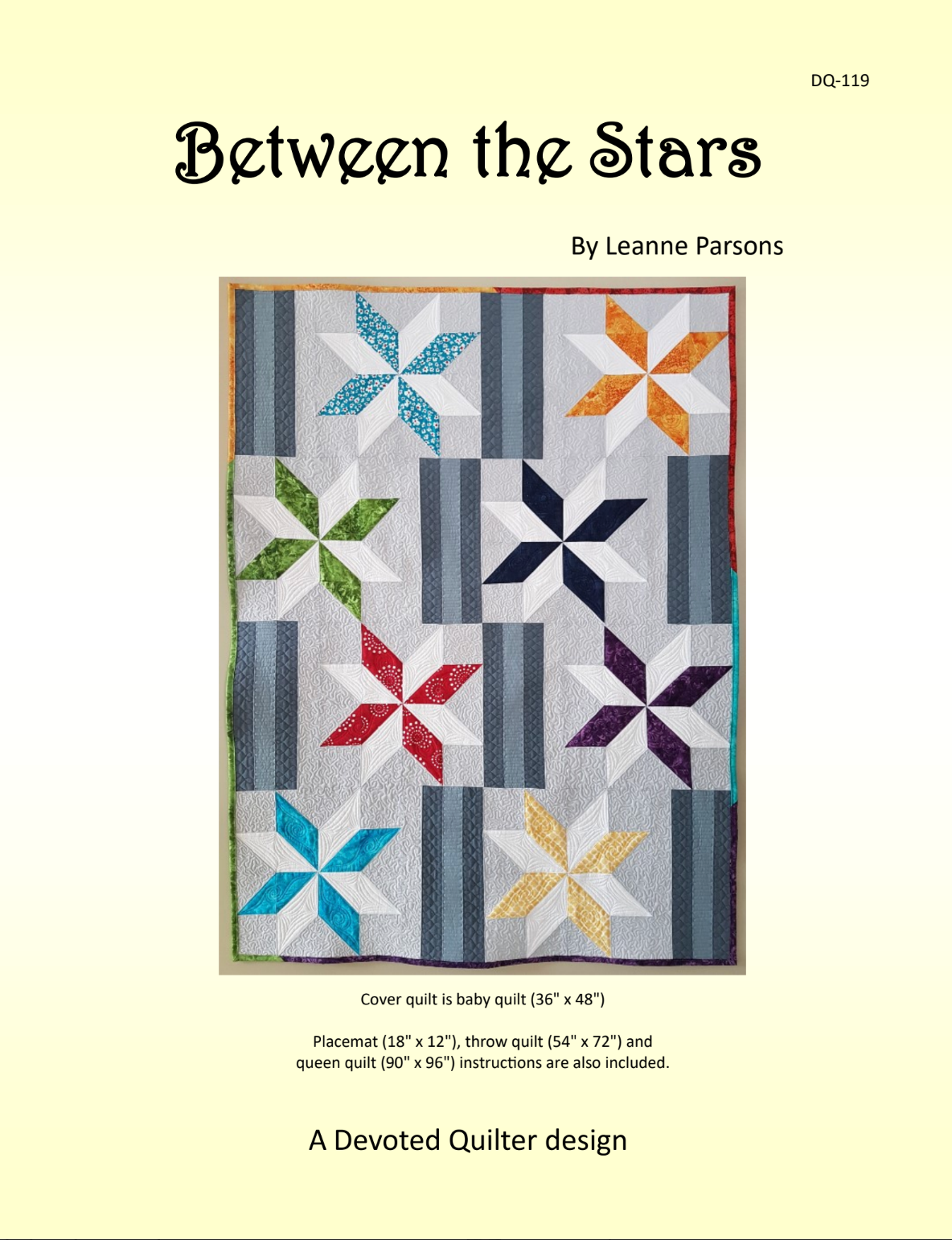 Between the Stars Downloadable Pattern by Devoted Quilter