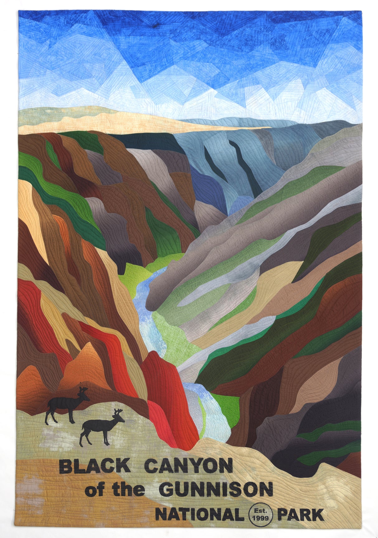 Black Canyon Of The Gunnison National Park Downloadable Pattern by Vicki Conley Quilts