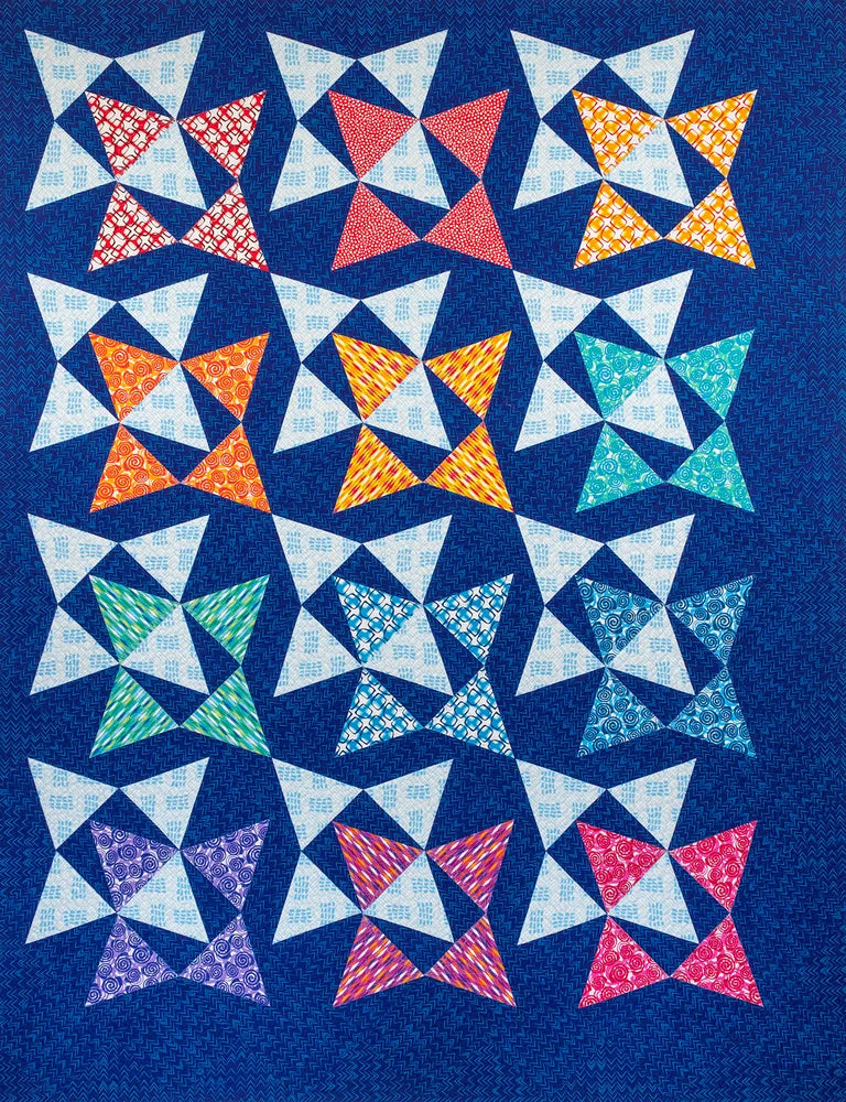 Blooming Wallflowers Downloadable Pattern by Christa Quilts