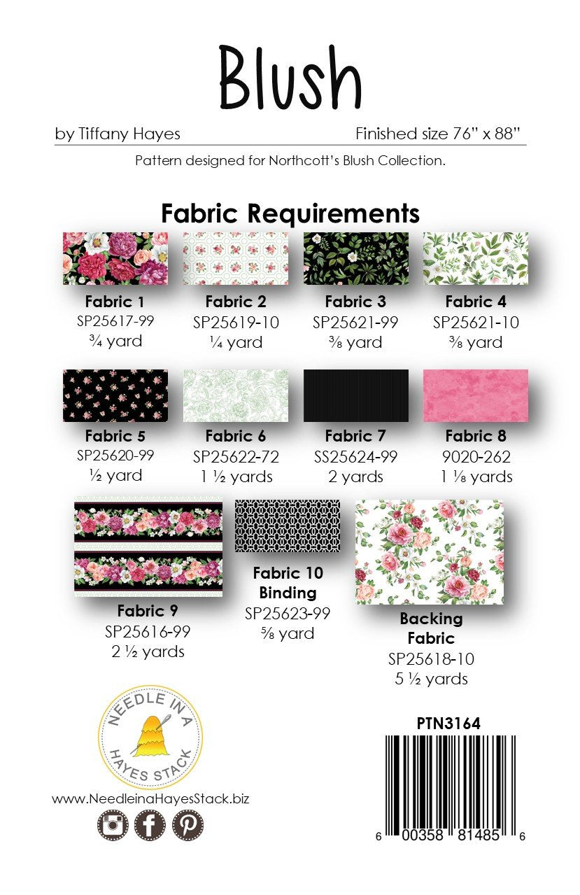 Blush Downloadable Pattern Quilting Books Patterns and Notions