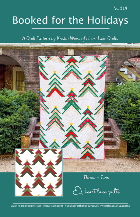 Booked for the Holidays Downloadable Pattern by Heart Lake Quilts