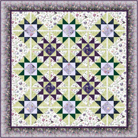 Botanical Stars Downloadable Pattern by Needle In A Hayes Stack