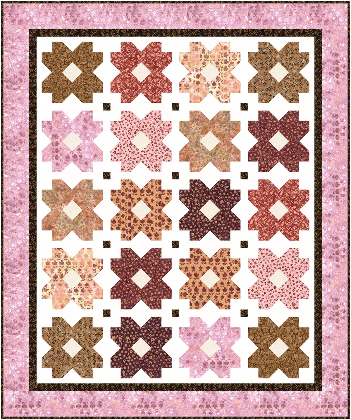 Bramble Blossoms Downloadable Pattern by Needle In A Hayes Stack