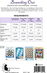 Back of the Branching Out Downloadable Pattern by Black Cat Creations