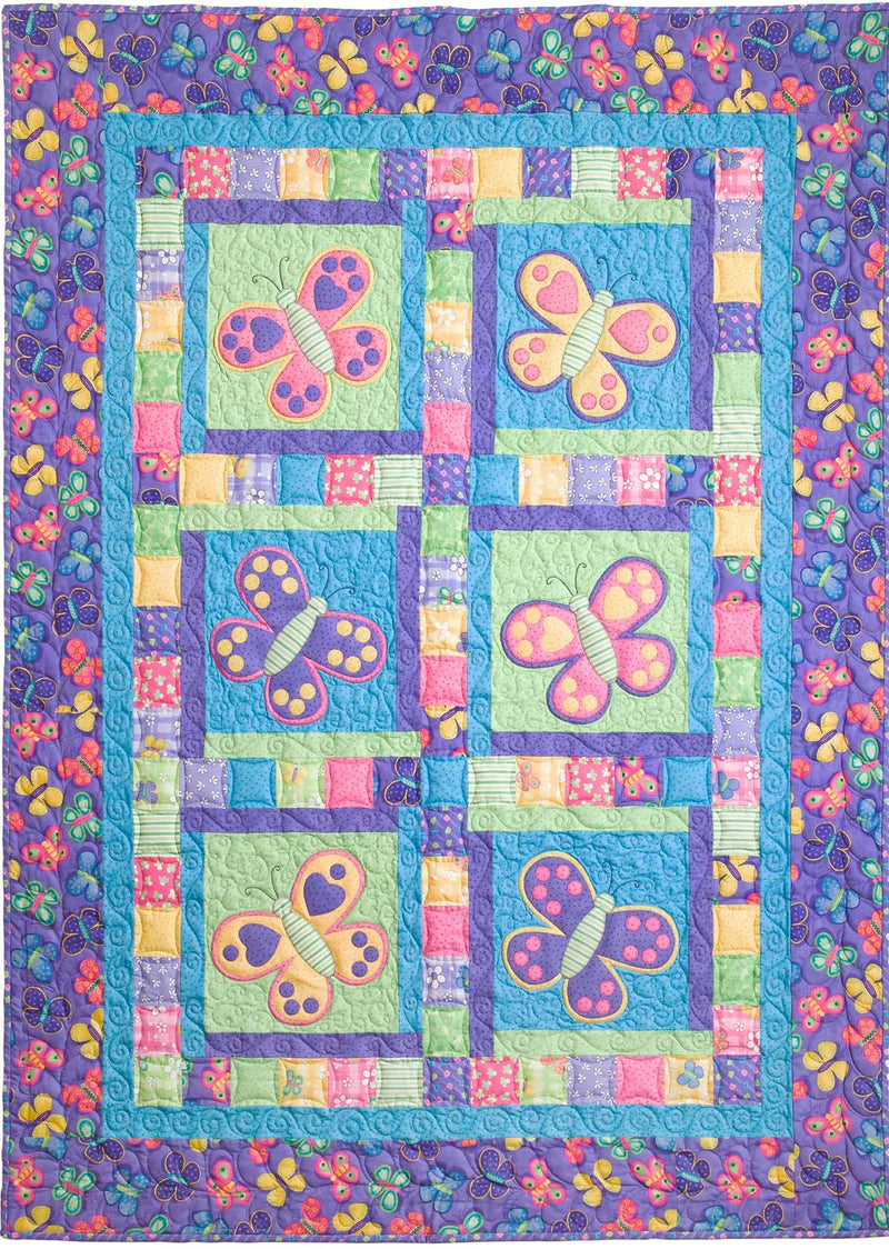 Butterfly Kisses Quilt Pattern by Kids Quilts