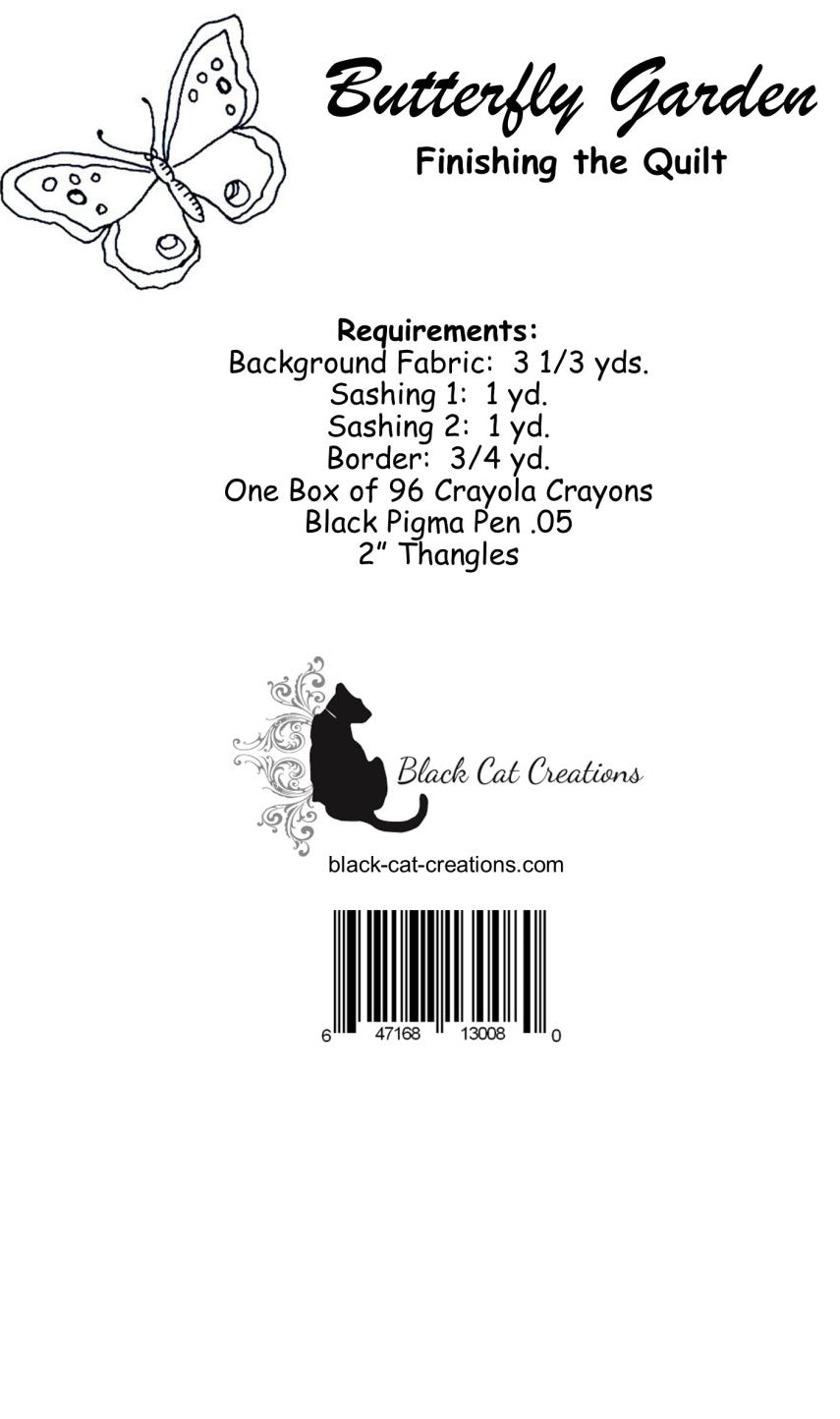 Back of the Butterfly Garden Downloadable Pattern by Black Cat Creations