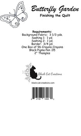 Back of the Butterfly Garden Downloadable Pattern by Black Cat Creations