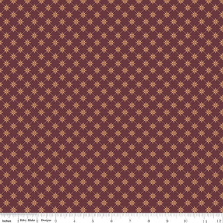 Charmed & Treasured Stella Mahogany Quilt Fabric