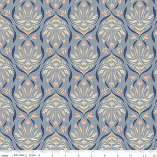Hedgerow Haven Damask Dusk Quilt Fabric