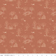 Hedgerow Haven Toile Rusty Quilt Fabric - Riley Blake Designs - Amber Elliot