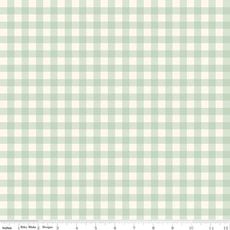 Hedgerow Haven Gingham Whisper Quilt Fabric by Amber Elliot