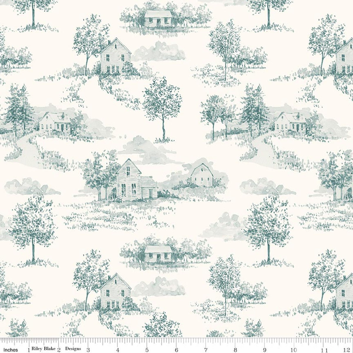 Blissful Moments Toile Dream Quilt Fabric