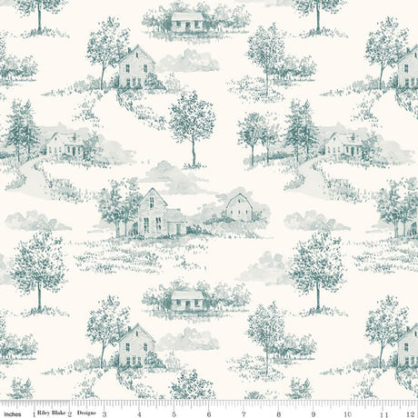 Blissful Moments Toile Dream Quilt Fabric