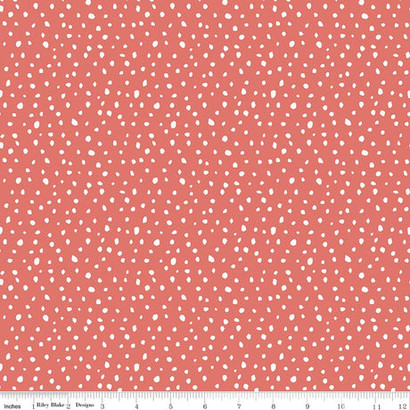 Blissful Moments Dots Rouge Quilt Fabric