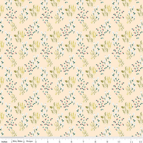 Petals & Hazel Meadow Blush Quilt Fabric by Simple Simon