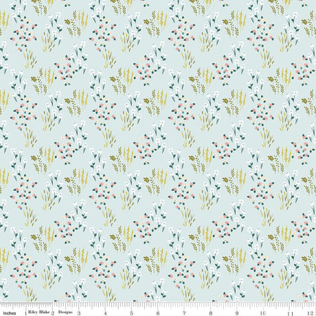 Petals & Hazel Meadow Powder Quilt Fabric by Simple Simon